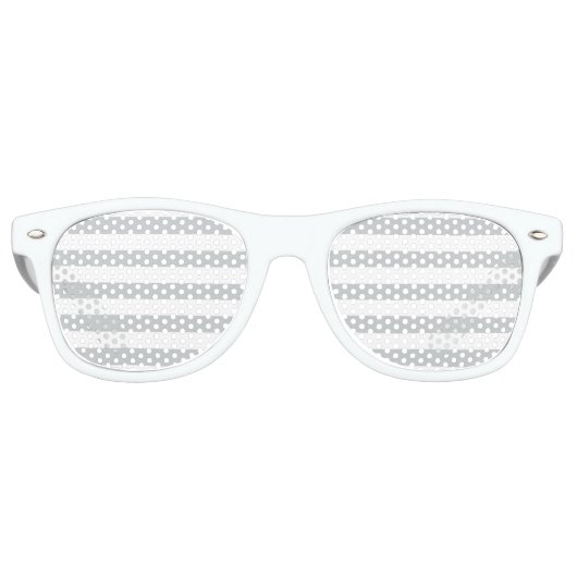 Ändern Sie graue Streifen in eine beliebige Farbe. Partybrille (Vorderseite)