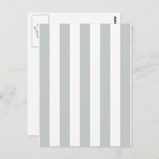 Ändern Sie graue Streifen in eine beliebige Farbe. Postkarte (Vorne/Hinten)