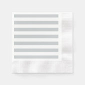 Ändern Sie graue Streifen in eine beliebige Farbe. Serviette (Vorderseite)