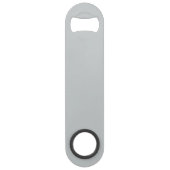 Ändern Sie graues Hintergrund-Dekor-Farbklicken Speed Flaschenöffner (Rückseite)