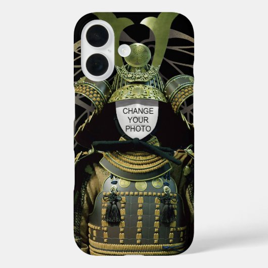 Ändern Sie Ihr Foto, Samurai Helmet Case-Mate iPhone Hülle (Rückseite)