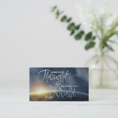 Ändern Sie Ihre Gedanken..EMPOWER CARDS Visitenkarte (Stehend Vorderseite)