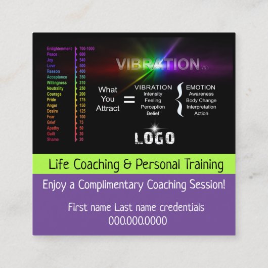 Ändern Sie Ihre Gedanken Leben Gecoacht Karten (Rückseite)