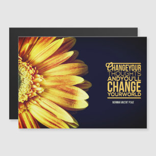 Ändern Sie Ihre Gedanken Magnetkarte