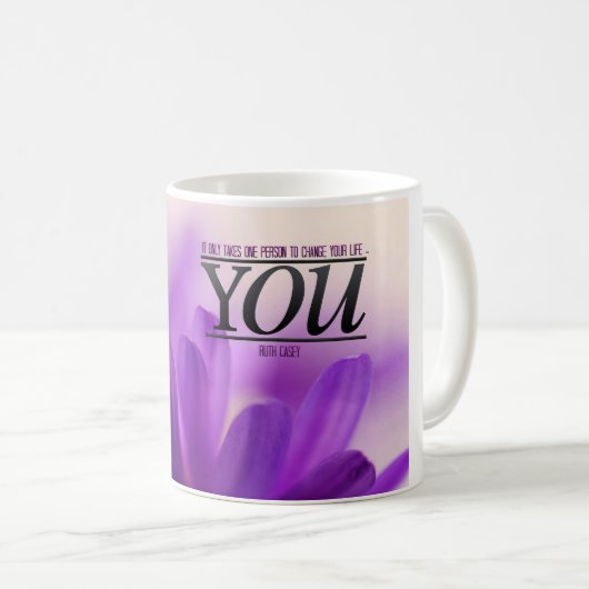 Ändern Sie Ihre Leben-motivierend Tasse (VorderseiteRechts)