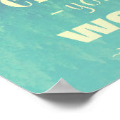 Ändern Sie Ihre Meinung Motivierend Poster (Ecke)