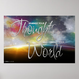 Ändern Sie Ihre WeltLeinwand Poster