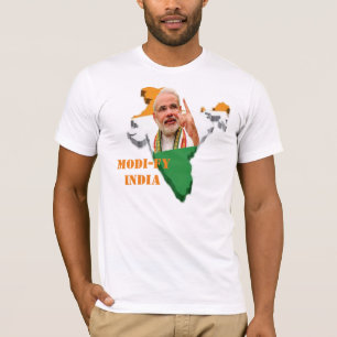 Ändern Sie Indien, Narendra Modi P.M. Indien T - T-Shirt