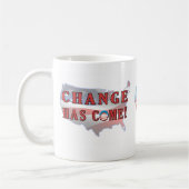 Ändern Sie ist gekommen zu Amerika-Tasse Kaffeetasse (Links)