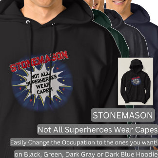 Ändern Sie jeden Text, STONEMASON, nicht alle Supe Hoodie