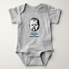 Ändern Sie mein Windeln, oder nicht. Es ist mir eg Baby Strampler