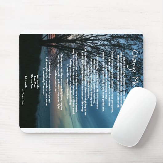 Ändern Sie mich Gebet Mousepad (Mit Mouse)