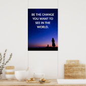 Ändern Sie motivierend Zitate Poster (Küche)