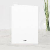 Ändern Sie niemals den Traum, ändern Sie die Blank Karte (Rückseite)