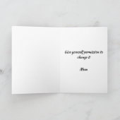 Ändern Sie niemals den Traum, ändern Sie die Karte (Innenseite)