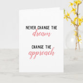 Ändern Sie niemals den Traum, ändern Sie die Karte (Gelbe Blume)