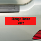 Ändern Sie Obama 2012 Autoaufkleber (Auf Auto)