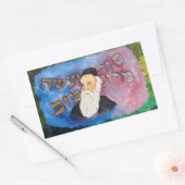 Ändern Sie Rebbe Rechteckiger Aufkleber (Umschlag)