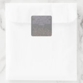 ändern Sie sich selbst wert Selbstversorger-Aufkle Quadratischer Aufkleber (Tasche)