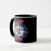 Ändern Sie Text, ASPHALTER, nicht alle Superhelden Tasse (Vorderseite Links)