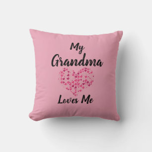 Ändern Sie Text Großmutter Name Meine Oma Lieben i Kissen