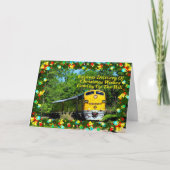 Ändern Text Namen hinzufügen Dampfzug Treue Weihna Karte (Vorderseite)