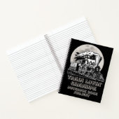 Ändern Text Vintagen Dampfzug Train Lovin' Großvat Notizblock (Innenseite)