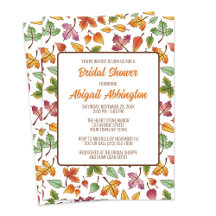 Ändern von Blätter Fall Brautparty