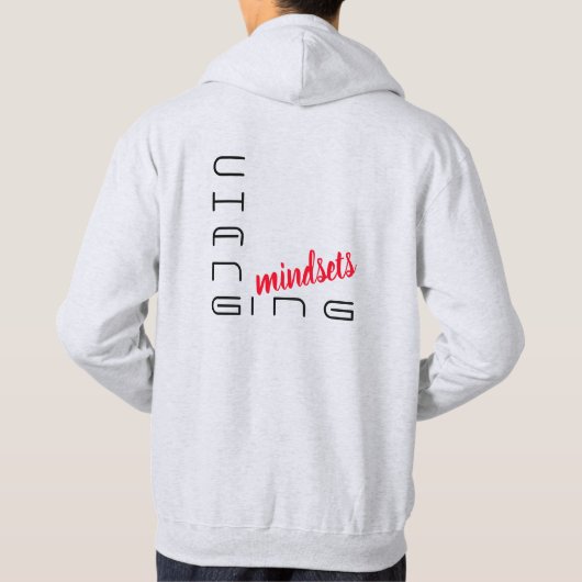 Ändern von Mindsets Männergedecktes Sweatshirt (Rückseite)