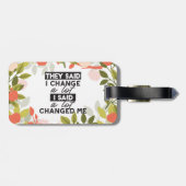 Ändern von Quotes mit dem Muster der Apfelfrucht-S Gepäckanhänger (Rückseite horizontal)