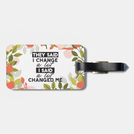 Ändern von Quotes mit dem Muster der Apfelfrucht-S Gepäckanhänger (Rückseite horizontal)