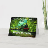 Ändern von Text hinzufügen Name Steam Train Happy  Karte (Vorderseite)