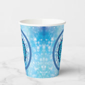 Ändern von Text-Matching Diwali Blue Pappbecher (Links)