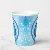 Ändern von Text-Matching Diwali Blue Pappbecher (Rechts)