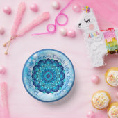 Ändern von Text-Matching Diwali Blue Pappteller (Party)