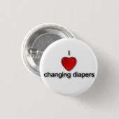 Ändernde Windeln der Liebe I Button (Vorne & Hinten)
