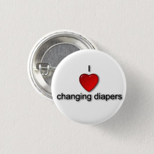 Ändernde Windeln der Liebe I Button (Vorne & Hinten)