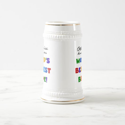 Andernfalls als beste Beppe bezeichnet Bierglas (Mittel)