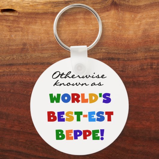 Andernfalls als beste Beppe bezeichnet Schlüsselanhänger (Vorderseite)