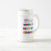 Andernfalls als beste Grampa-Hemden bezeichnet Bierglas (VorderseiteRechts)