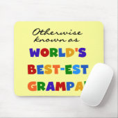Andernfalls als beste Grampa-Hemden bezeichnet Mousepad (Mit Mouse)