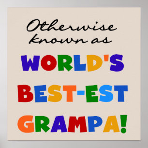 Andernfalls als beste Grampa-Hemden bezeichnet Poster