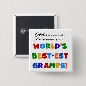 Andernfalls als beste Gramps bezeichnet Button (Vorne & Hinten)