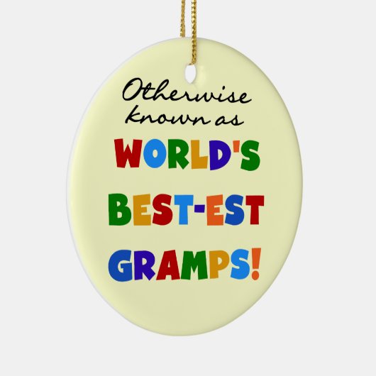 Andernfalls als beste Gramps bezeichnet Keramikornament (Rechts)