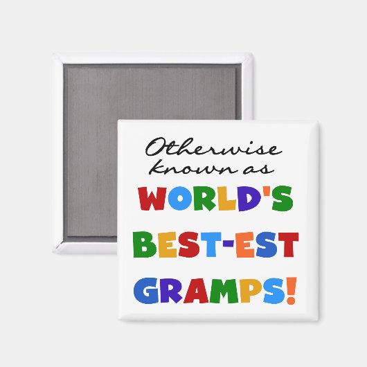 Andernfalls als beste Gramps bezeichnet Magnet (Vorderseite/Rückseite)