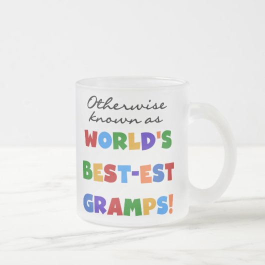 Andernfalls als beste Gramps bezeichnet Mattglastasse (Rechts)