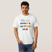 Andernfalls als beste Opa-T - Shirt und -Geschenke (Vorne ganz)