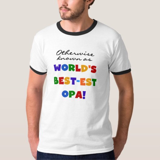 Andernfalls als beste Opa-T - Shirt und -Geschenke (Vorderseite)
