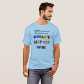 Andernfalls als beste Opa-T - Shirt und -Geschenke (Vorne ganz)