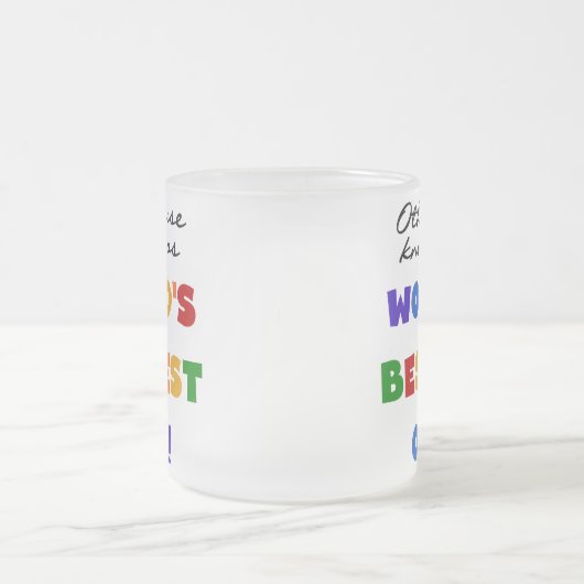 Andernfalls als beste Opa-T - Shirt und -Geschenke Mattglastasse (Mittel)